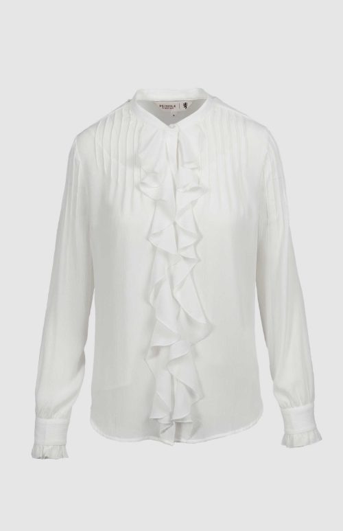 Pringle Celia Ruffle Blouse