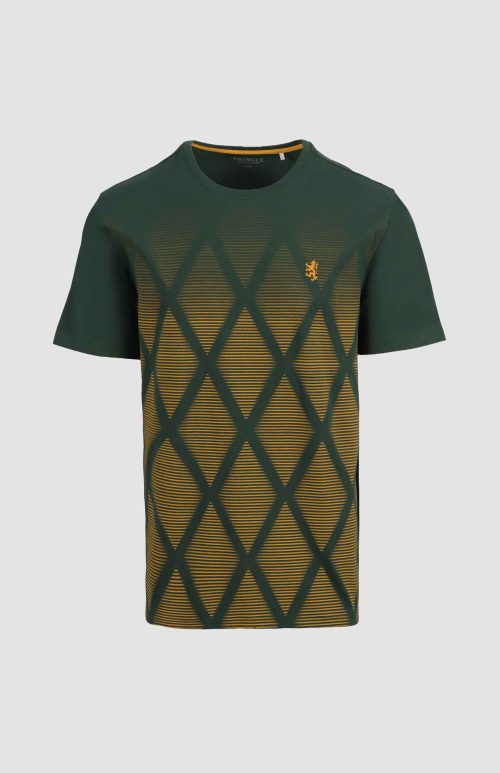 Pringle Errol Green and Gold T-Shirt