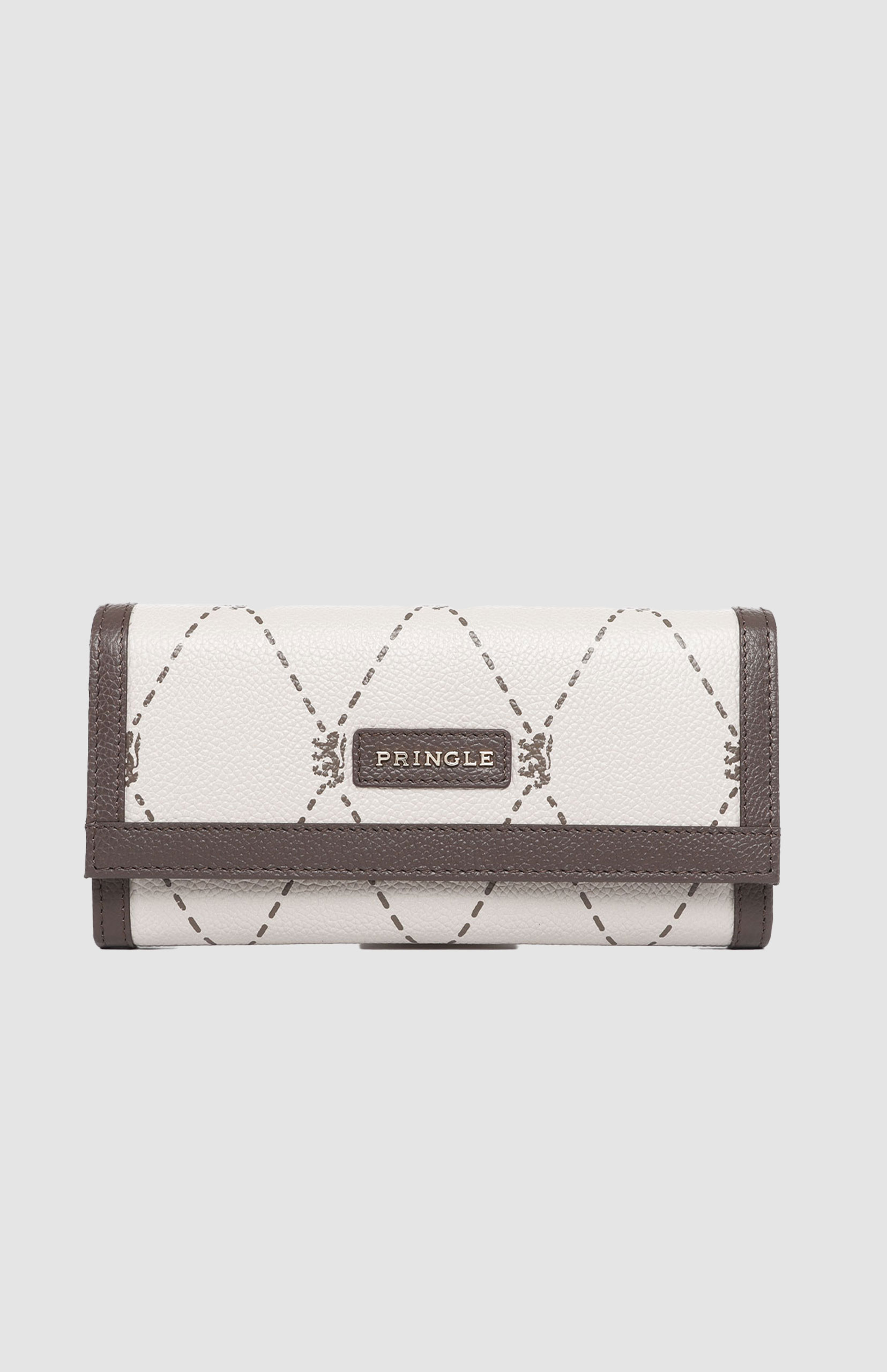Pringle Argyle AOP Flapover Purse