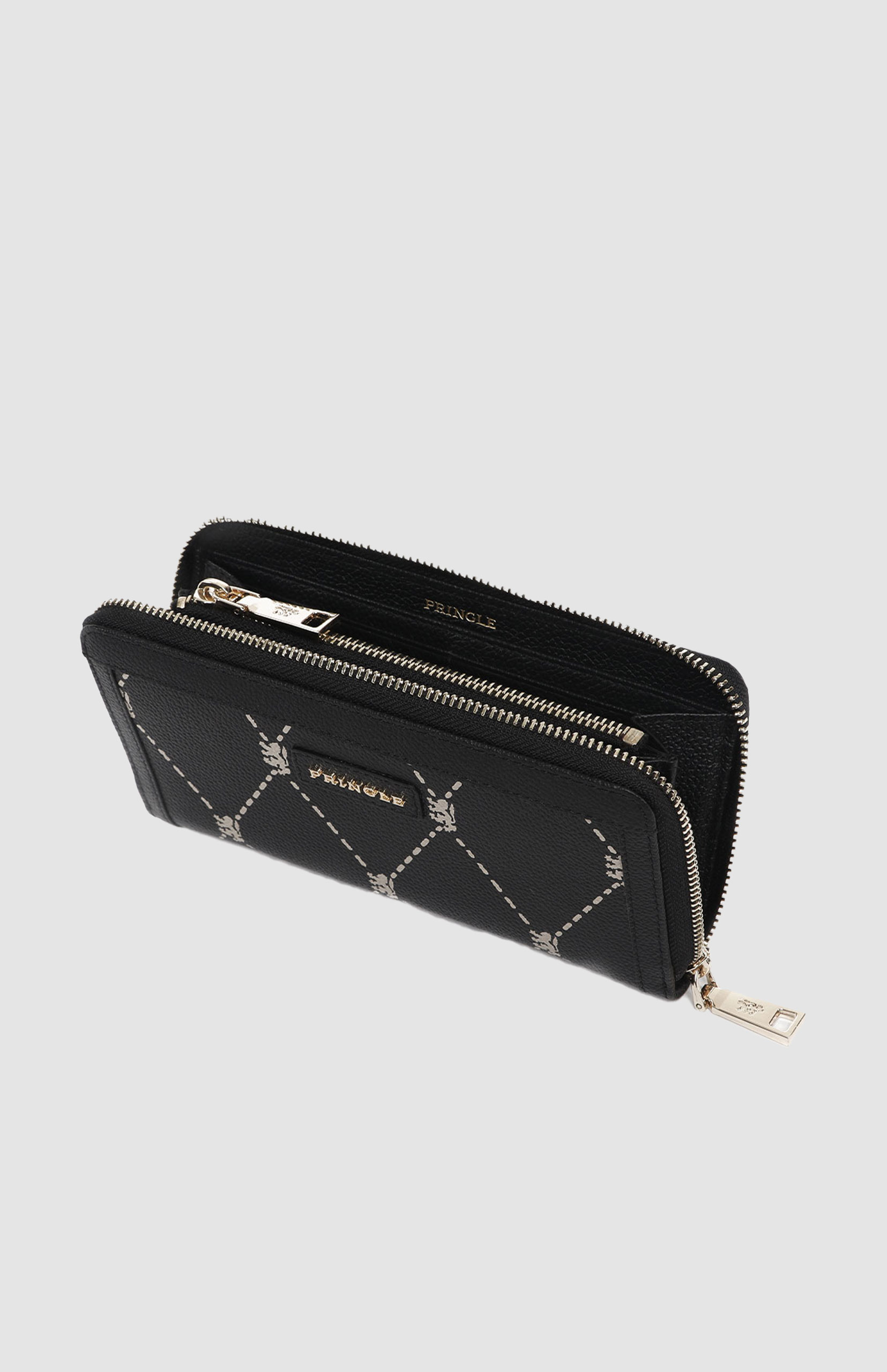 Pringle Argyle AOP Zip Around Purse - Image 3