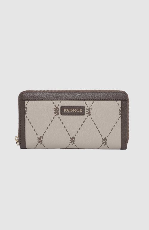 Pringle Argyle AOP Zip Around Purse