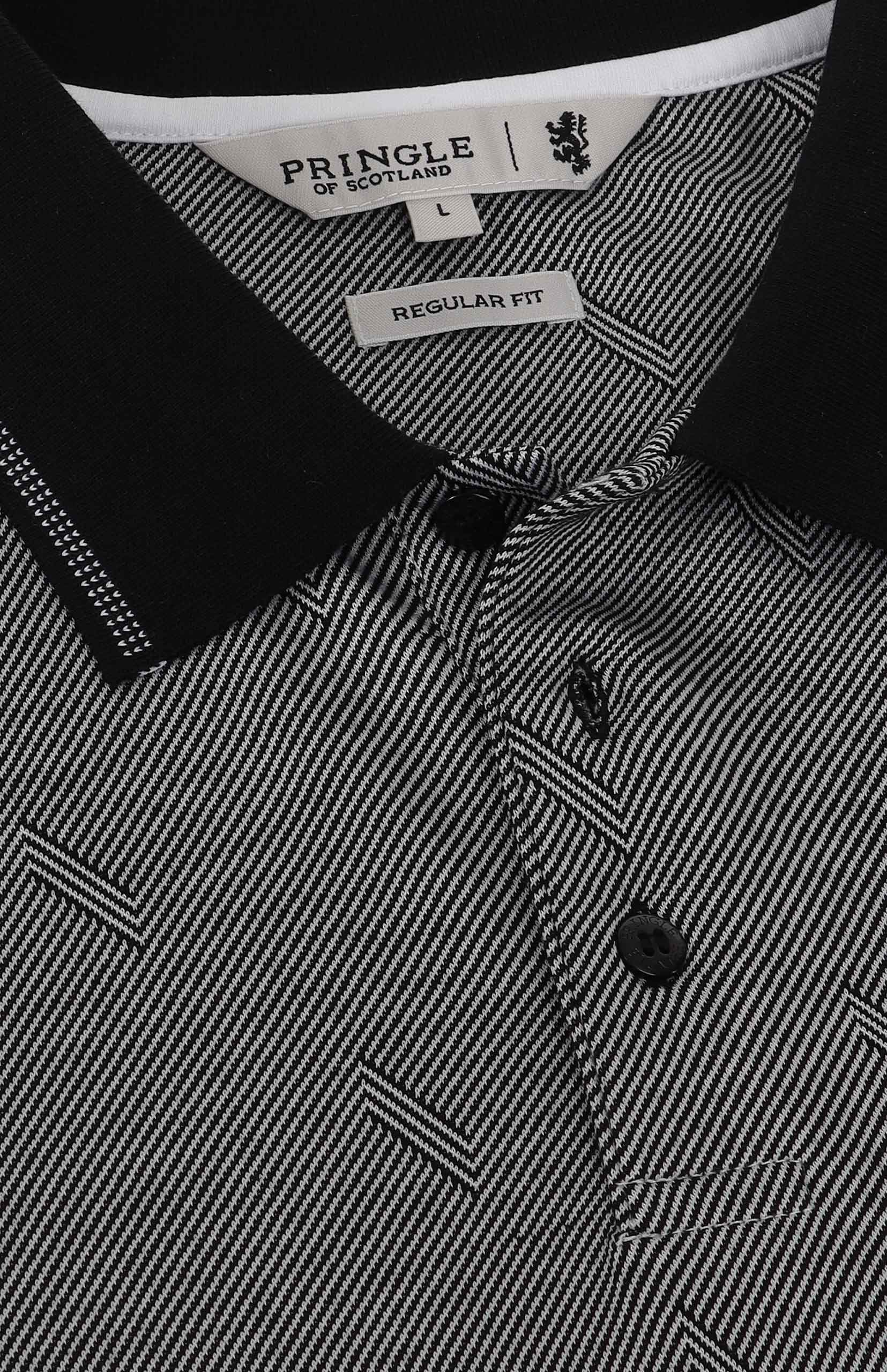 Dean Striped Jacquard Golfer - Image 2