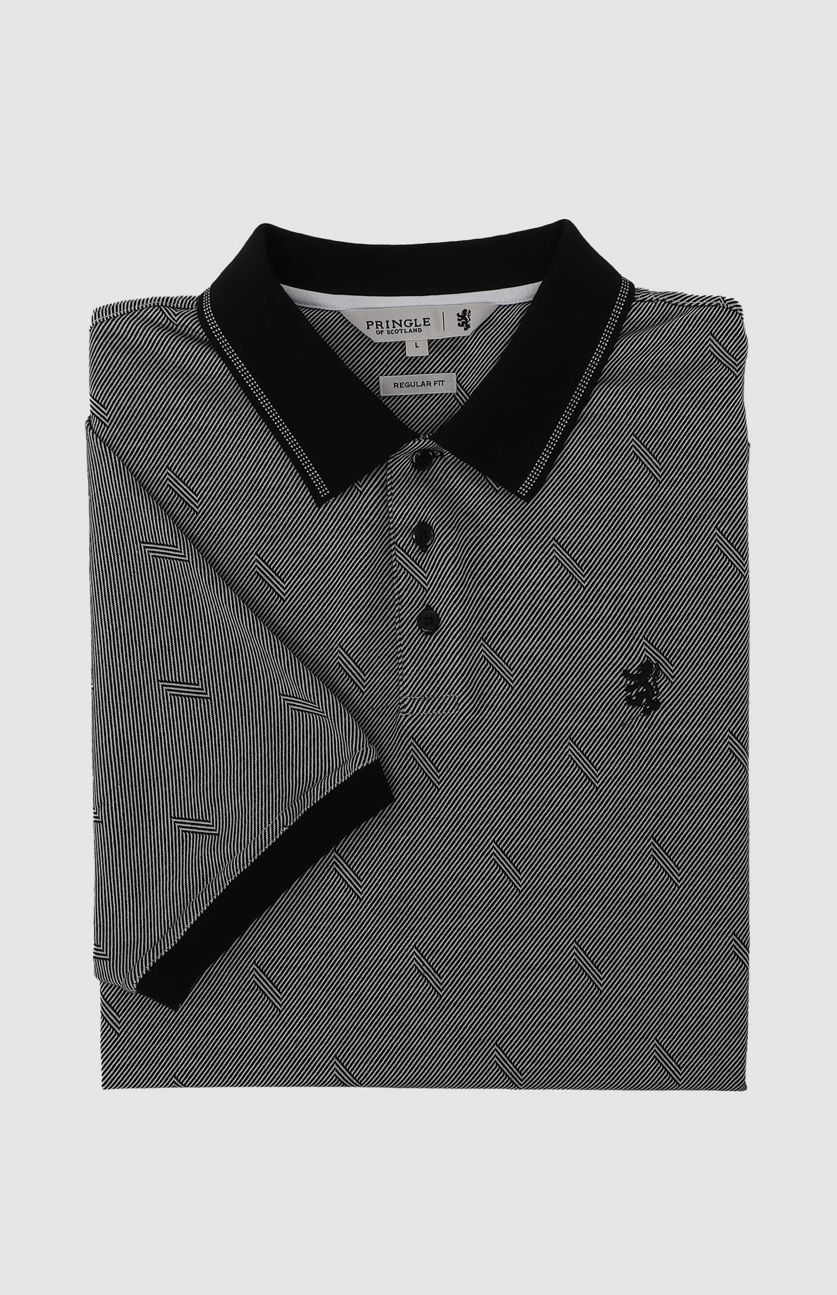Dean Striped Jacquard Golfer - Image 3