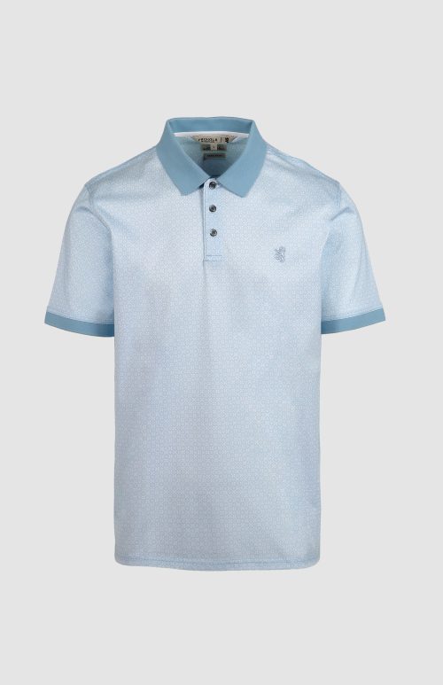 Elliot Mercerised Jacquard Golfer