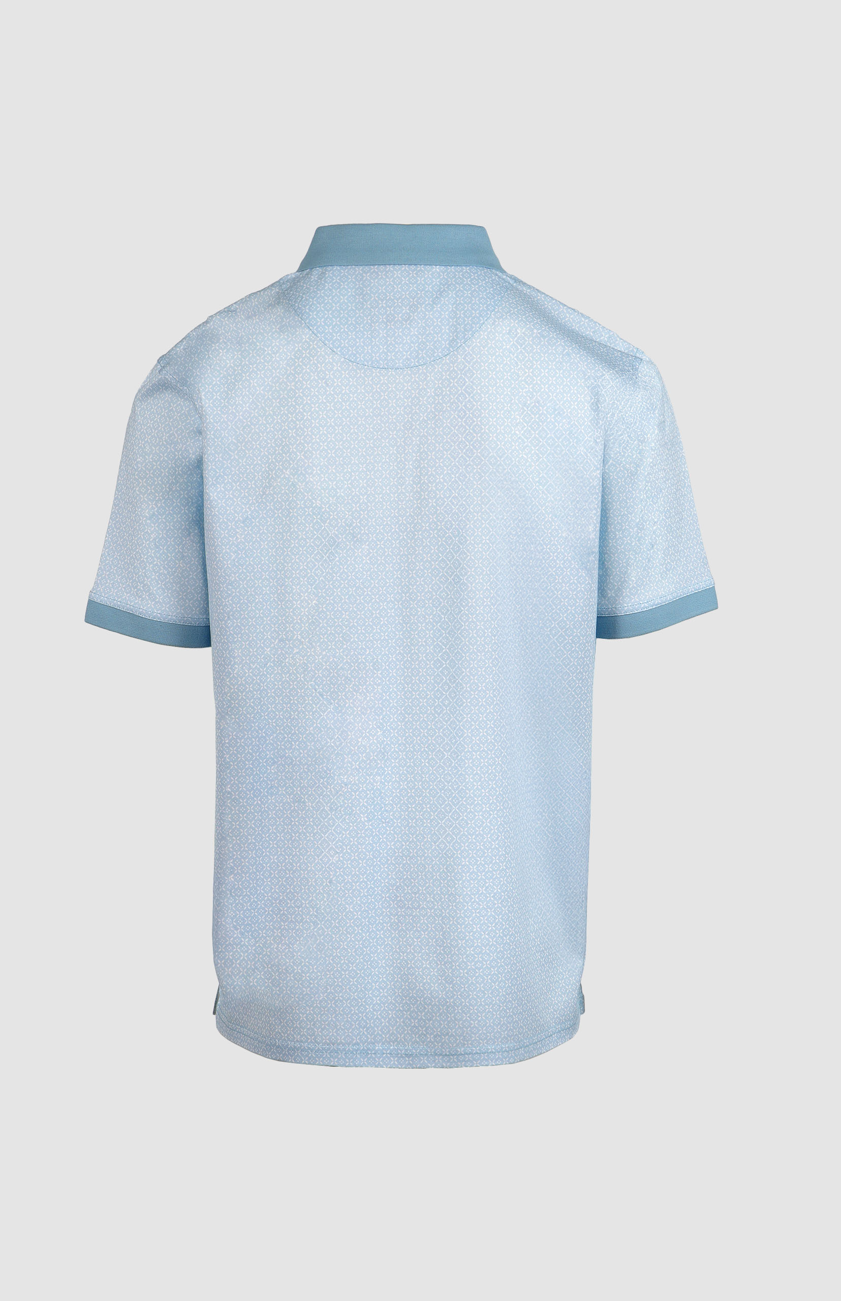 Elliot Mercerised Jacquard Golfer - Image 3