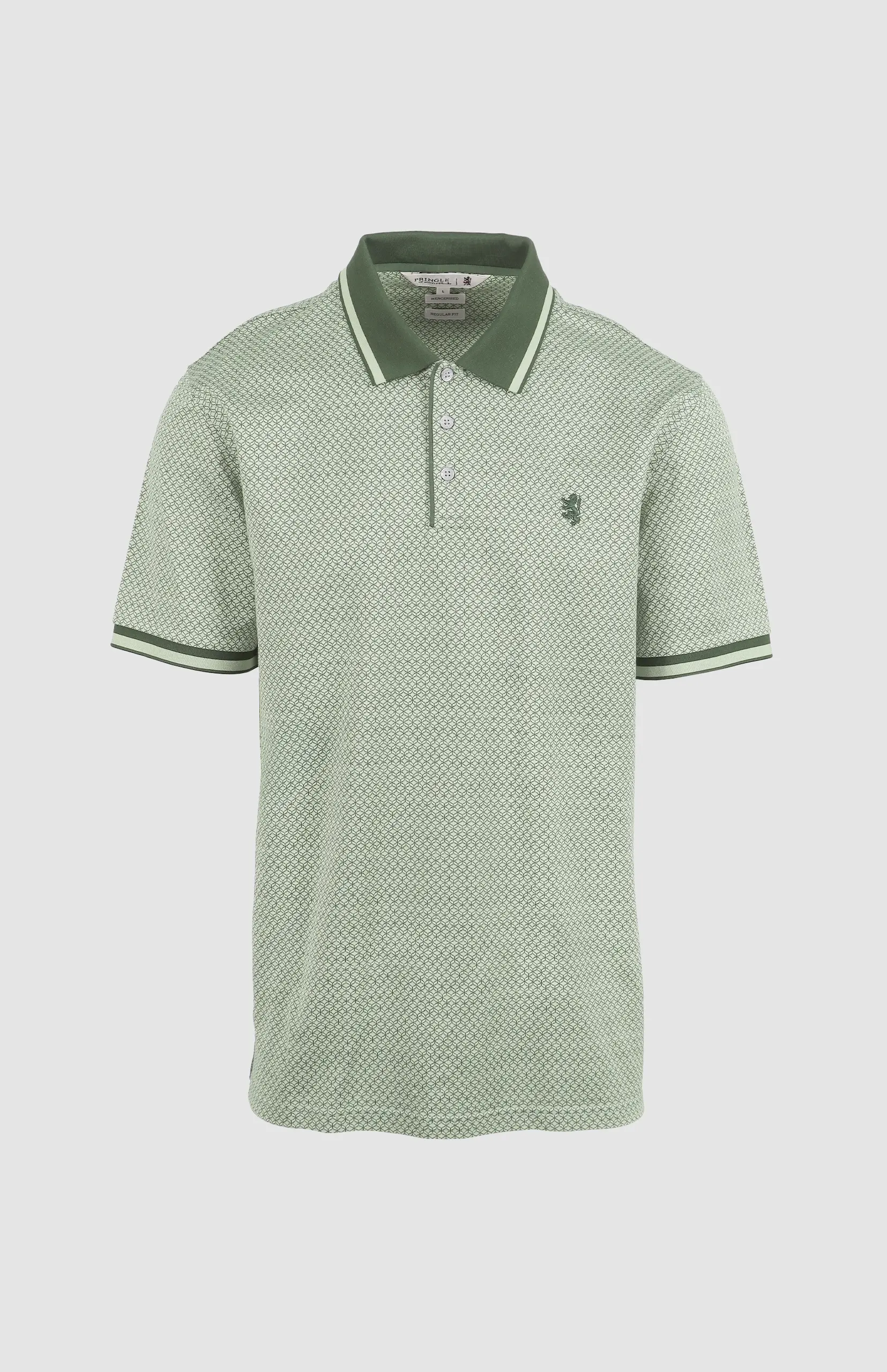 Lacey Mercerised Jacquard Golfer