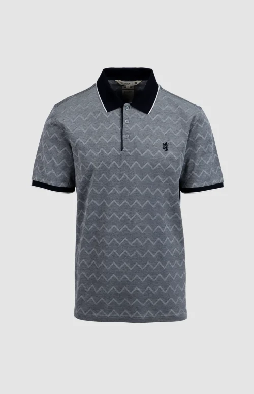 Bradley Mercerised Jacquard Golfer