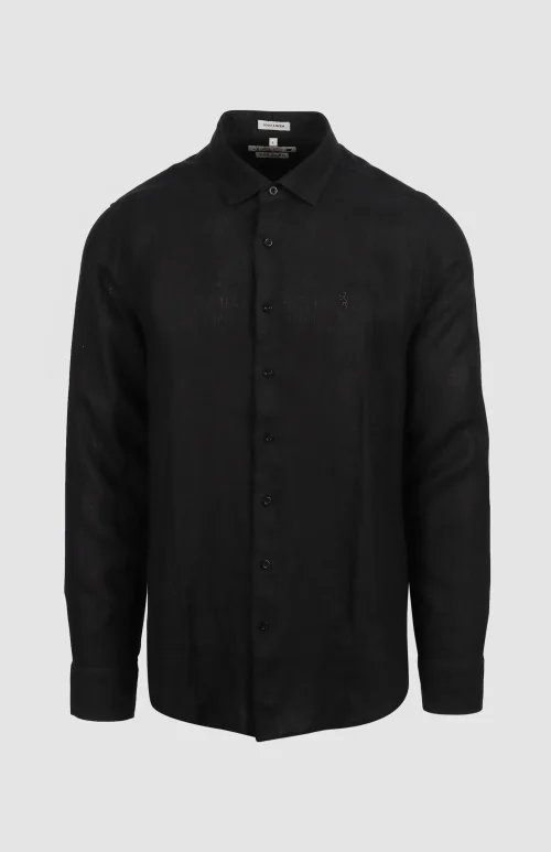 Sean Long Sleeve Tailored Linen Shirt