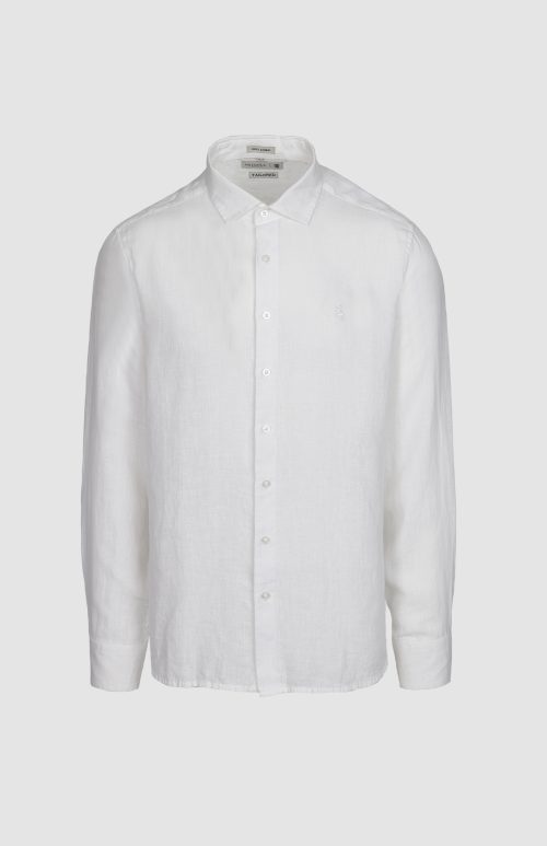 Sean Long Sleeve Tailored Linen Shirt
