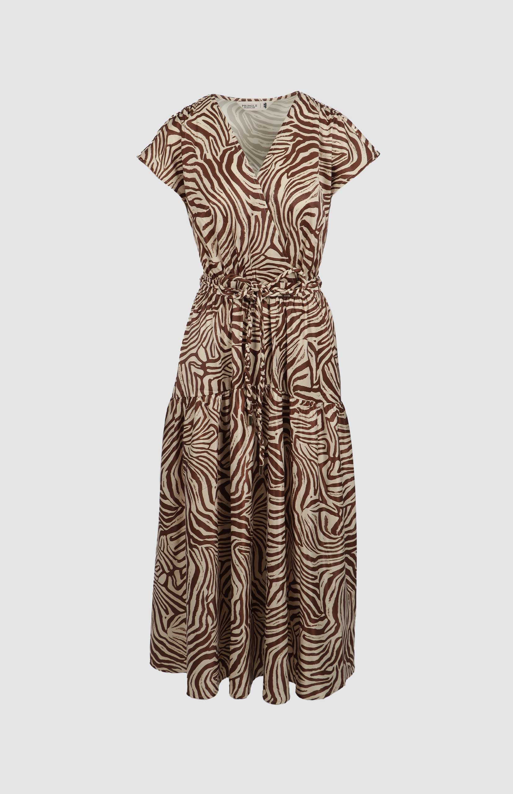 Pringle Zuri Stripe Satin Maxi Dress