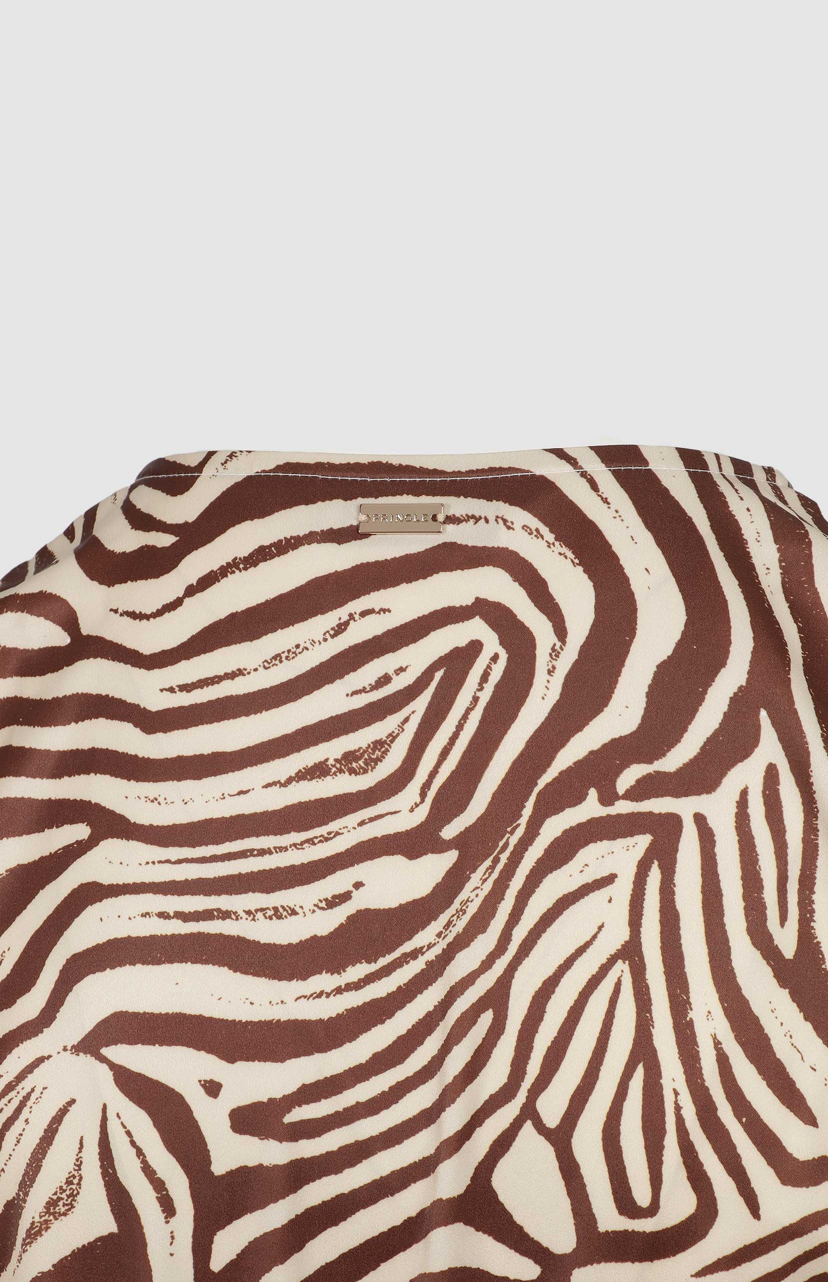 Pringle Zuri Stripe Satin Maxi Dress - Image 3