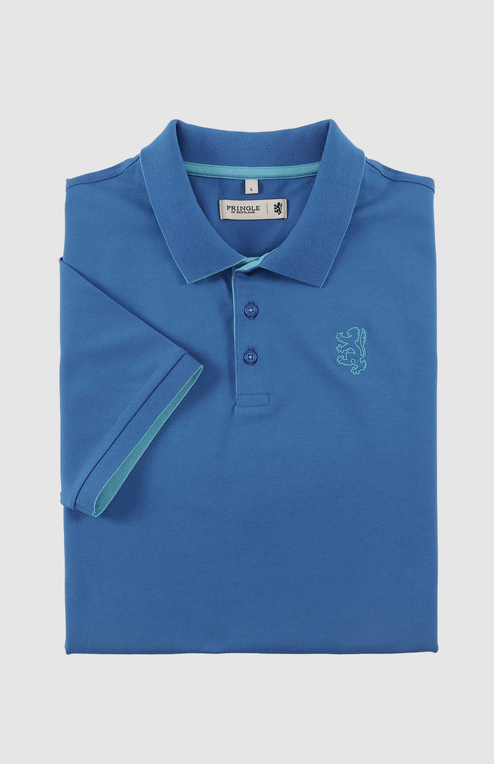 Aiden Slim Fit Piqué Golfer - Image 3
