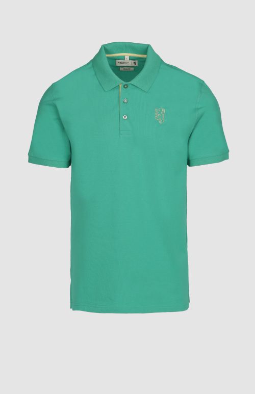 Aiden Slim Fit Piqué Golfer