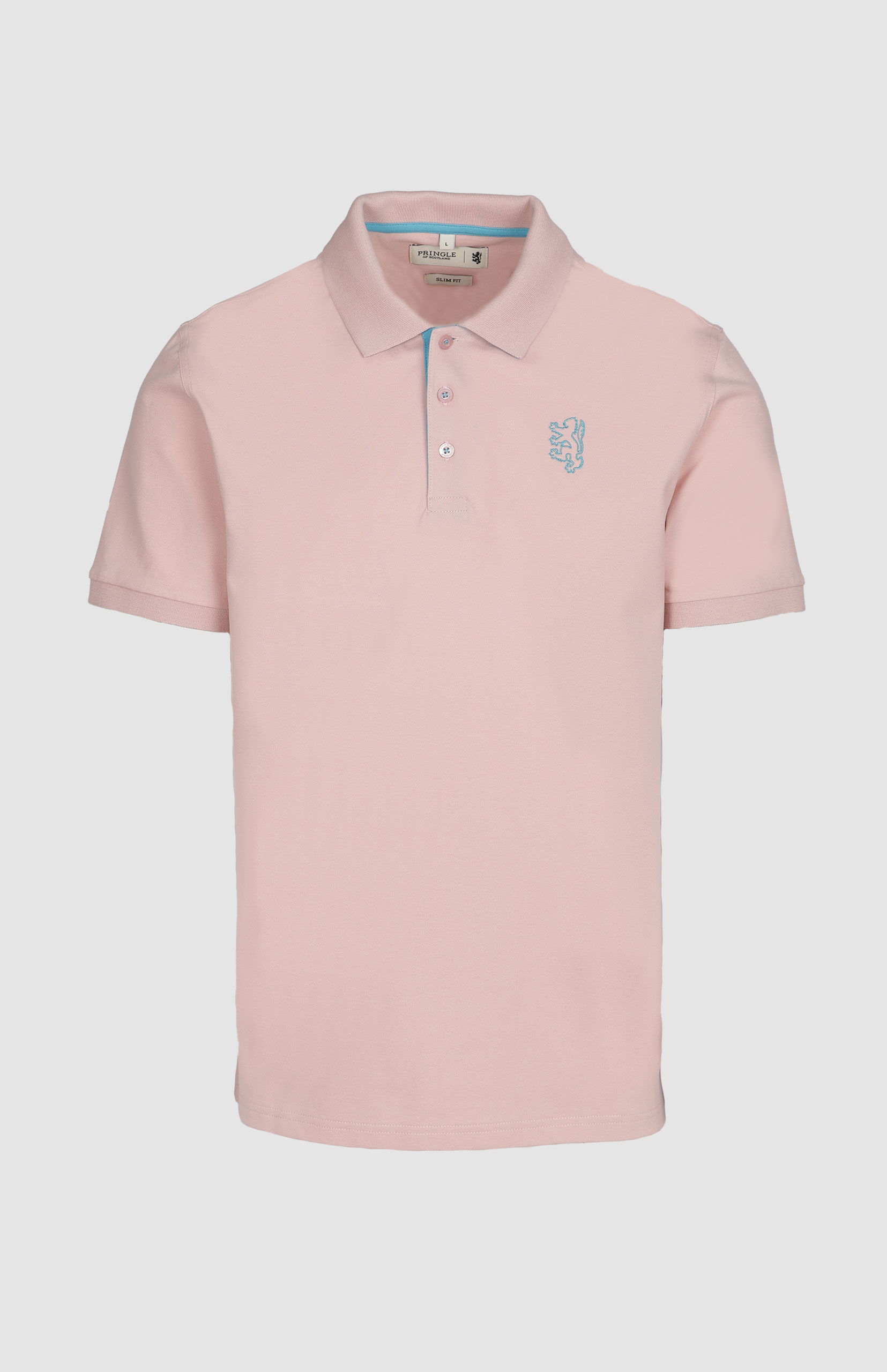 Aiden Slim Fit Piqué Golfer