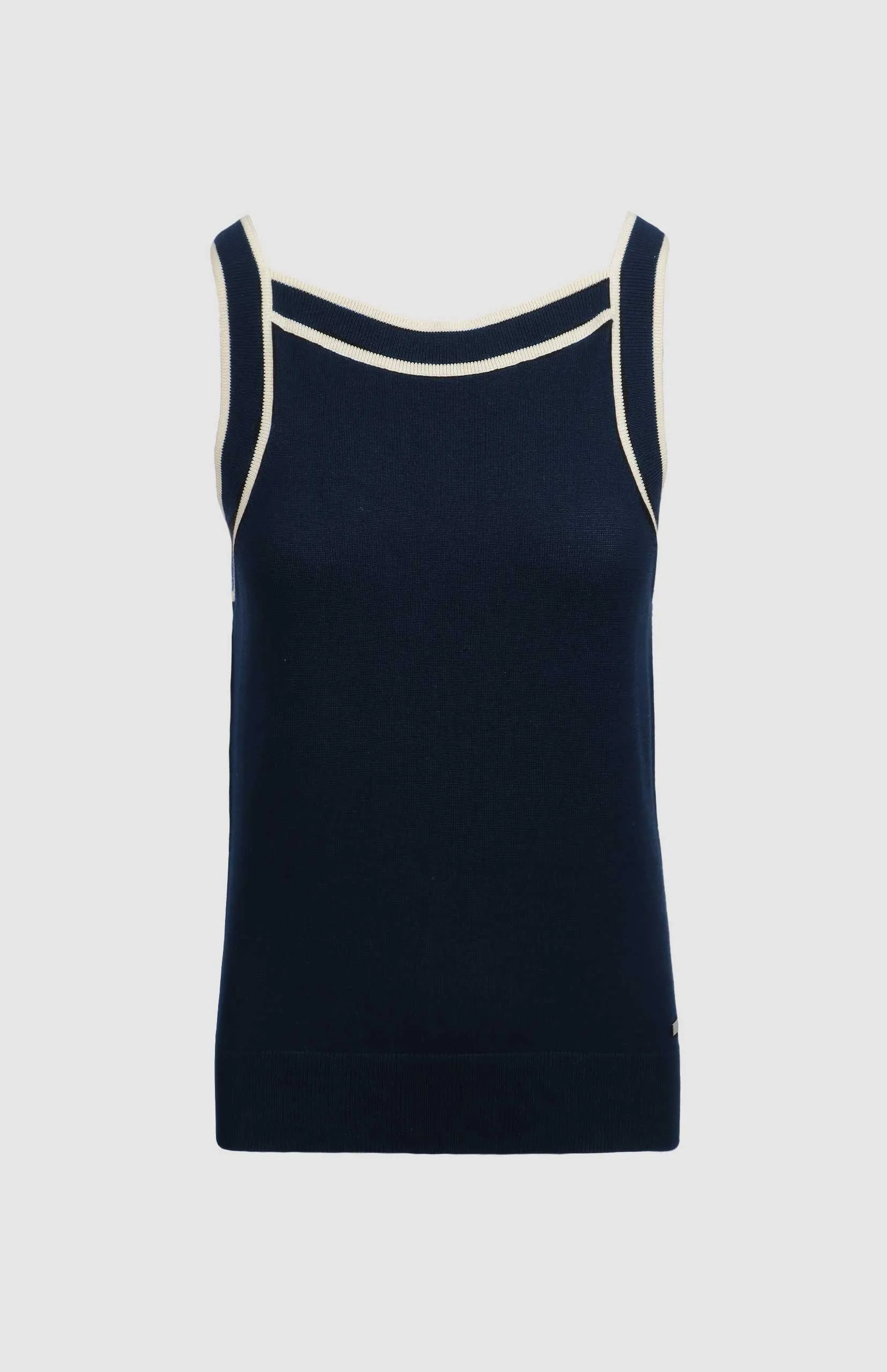 Pringle Harriette Tipped Knitwear Top