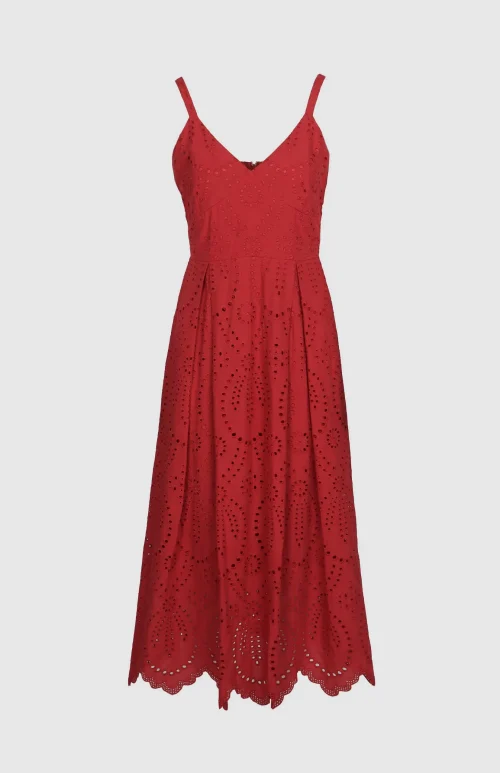 Pringle Lisa Eyelet Midi Dress