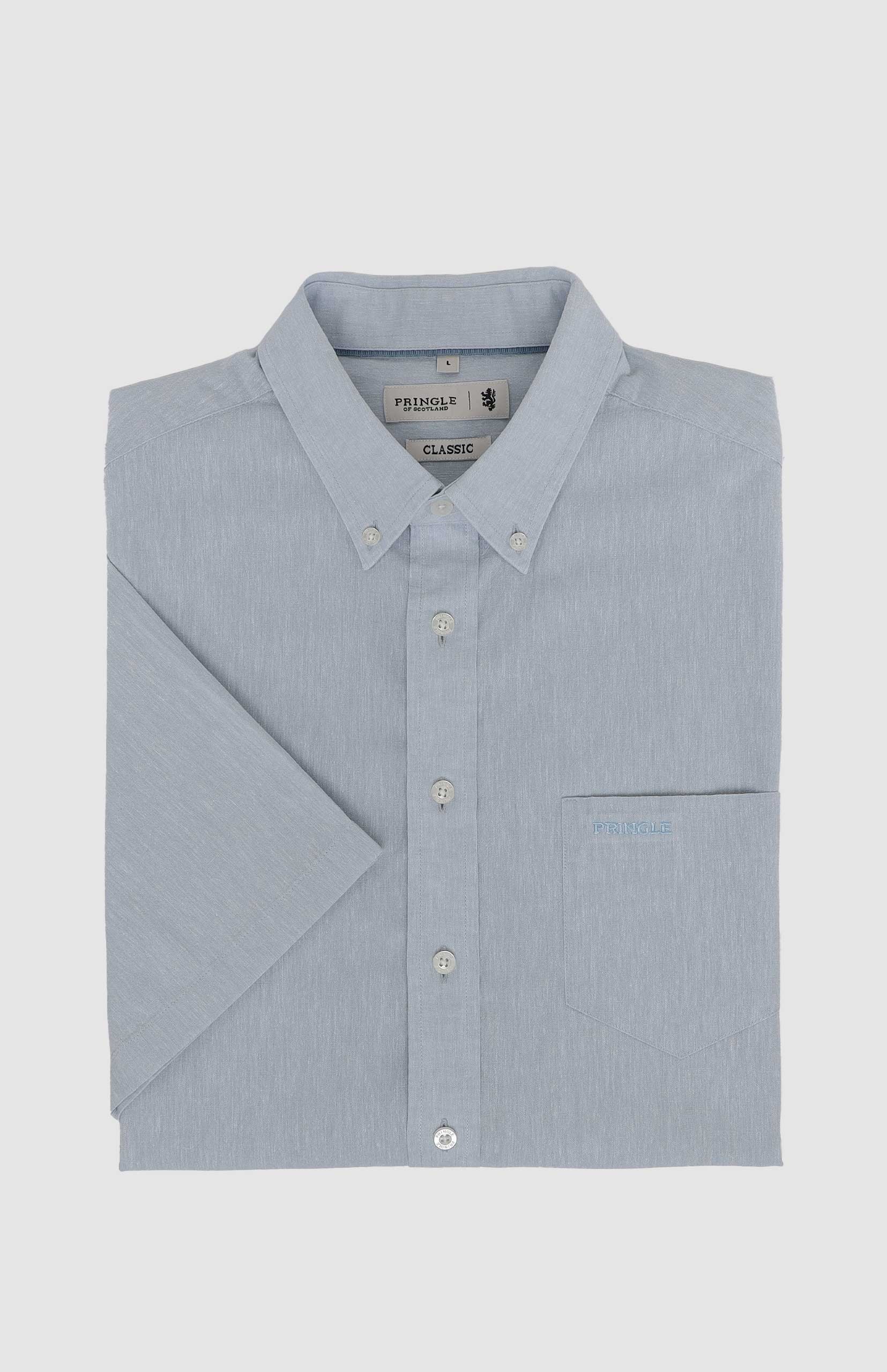 Barry Cotton-Linen Classic Shirt - Image 3