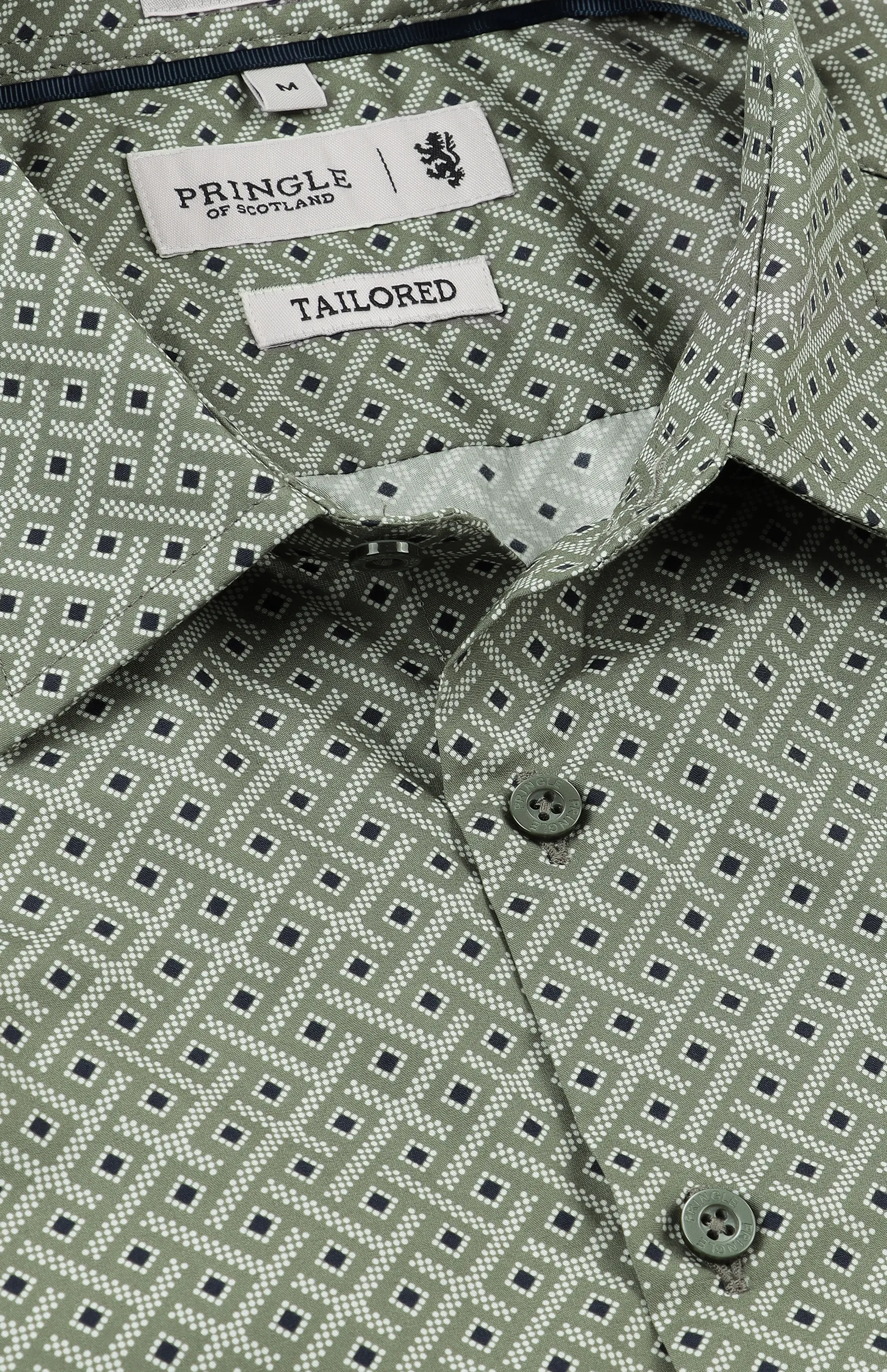 Julian Printed Short Sleeve Tailored Shirt - Image 4