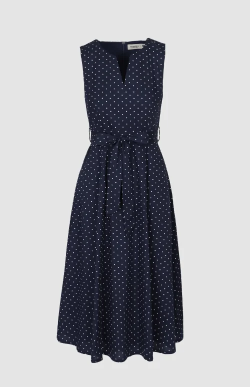 Chloe Spot Midi Dress