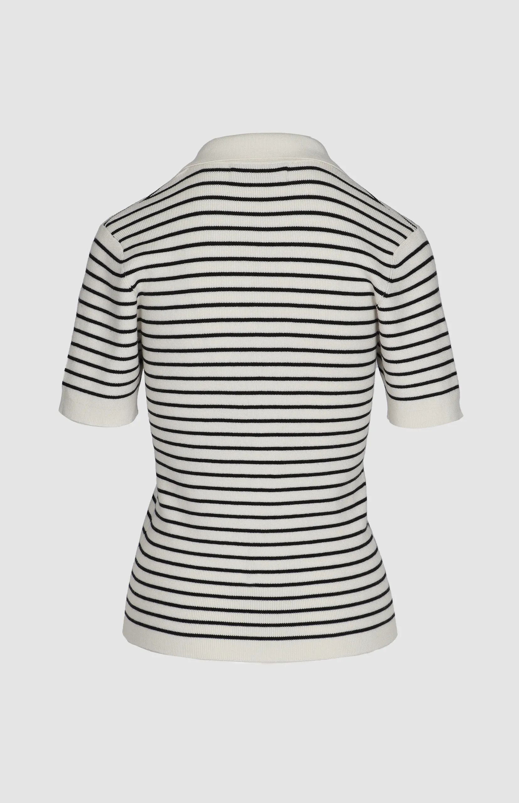 Maeve Rib Knit Stripe Golfer - Image 2
