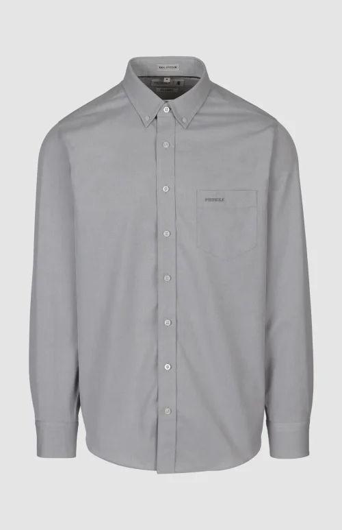 Alexander Textured Easy Care Long Sleeve Classic Shirt