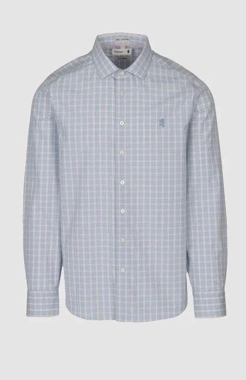 Clark Check Long Sleeve Tailored Shirt