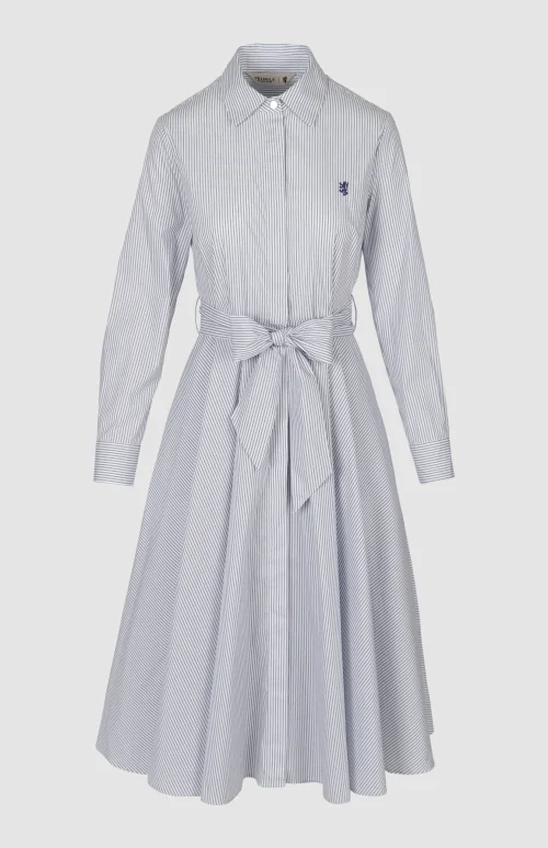 Gabriella Striped Shirt Dress